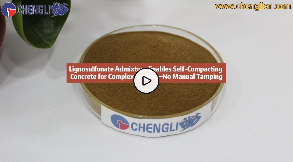 Lignosulfonate Admixture Enables Self-Compacting Concrete for Complex Shapes—No Manual Tamping