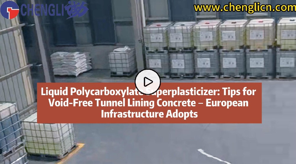 Liquid Polycarboxylate Superplasticizer: Tips for Void-Free Tunnel Lining Concrete