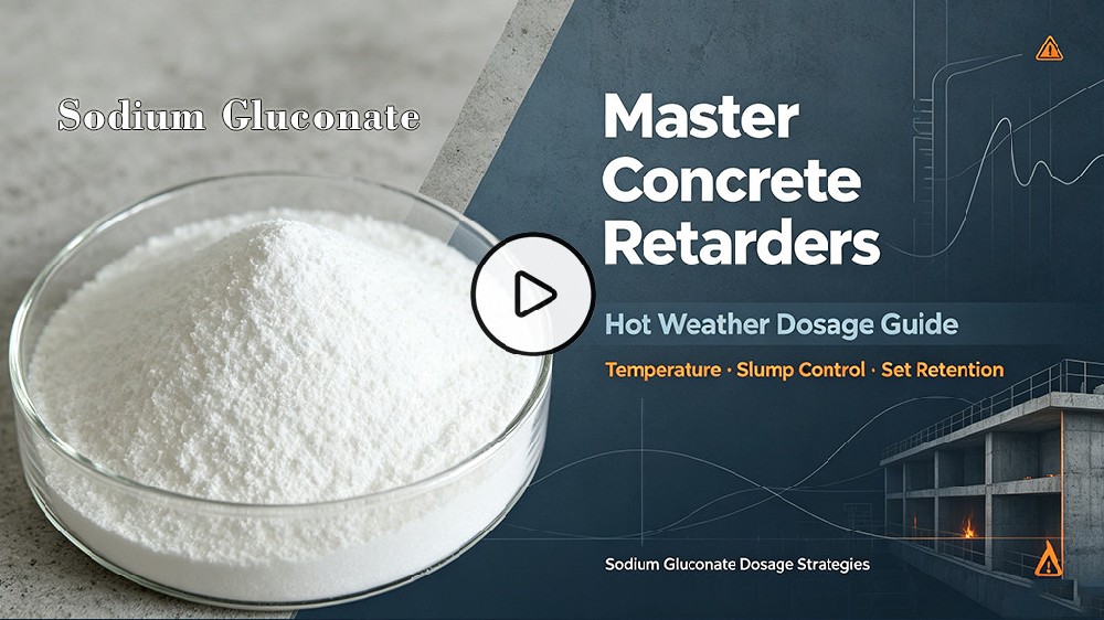 Master Concrete Retarders: The Ultimate Guide to Sodium Gluconate Dosage