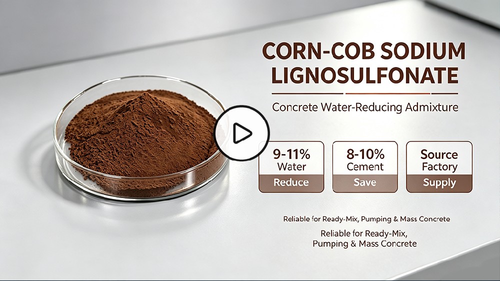 Corn‑Cob‑Based Sodium Lignosulfonate: Practical Roles for Modern Concrete Projects