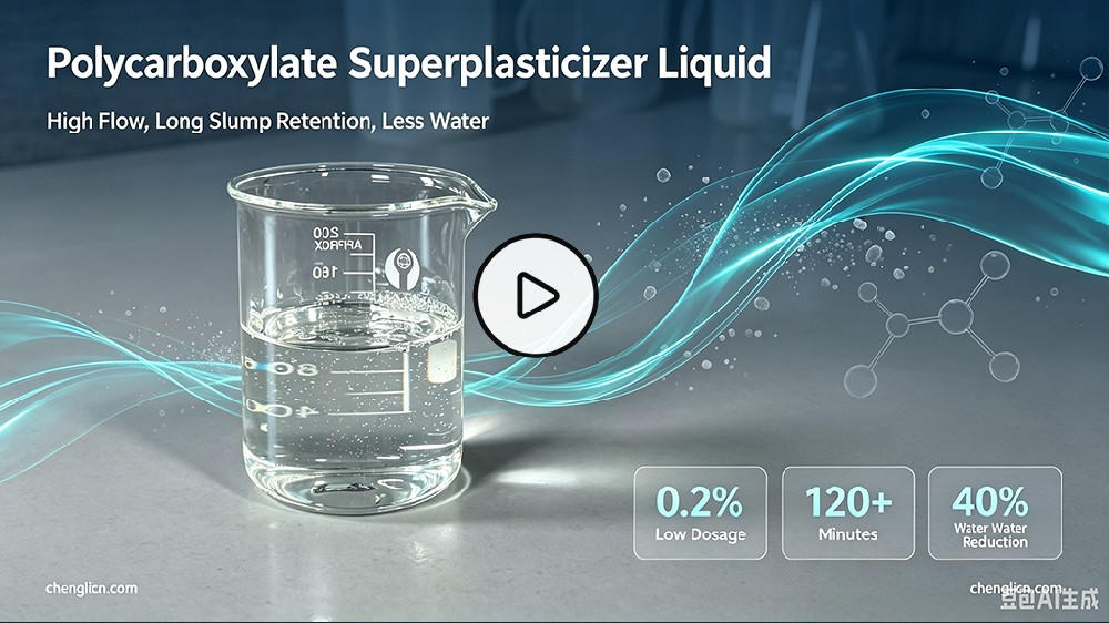 Just 0.2% of our high-range Polycarboxylate Superplasticizer instantly boosts fluidity without segregation