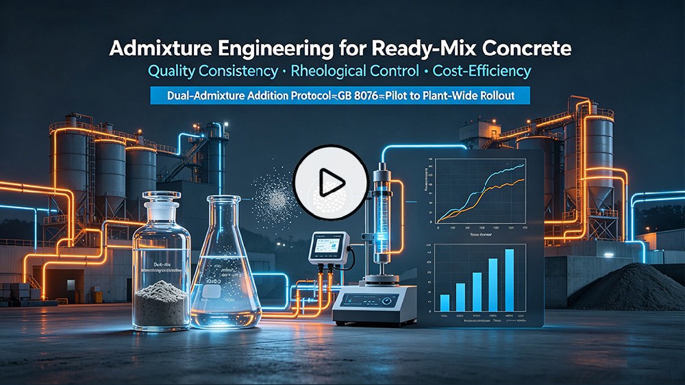 2026 Technical Protocols: Enhancing Quality and Cost-Efficiency in Ready-Mix Concrete Batching Plants via Admixture Engineering